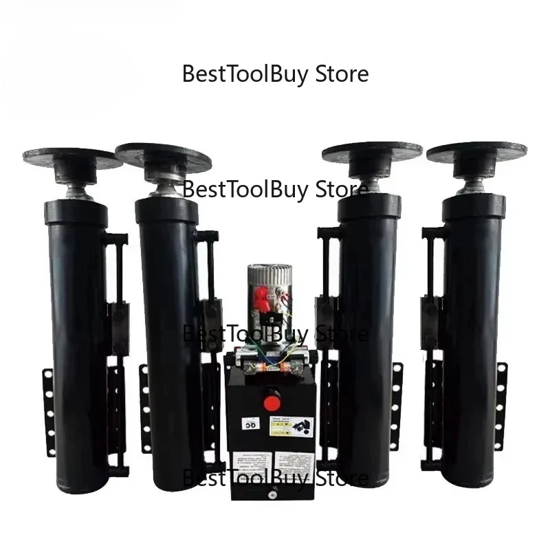 2026 Custom Two-Way RV Auto Leveling System 4PCS Flange Support Legs Telescopic Hydraulic Outrigger Cylinder