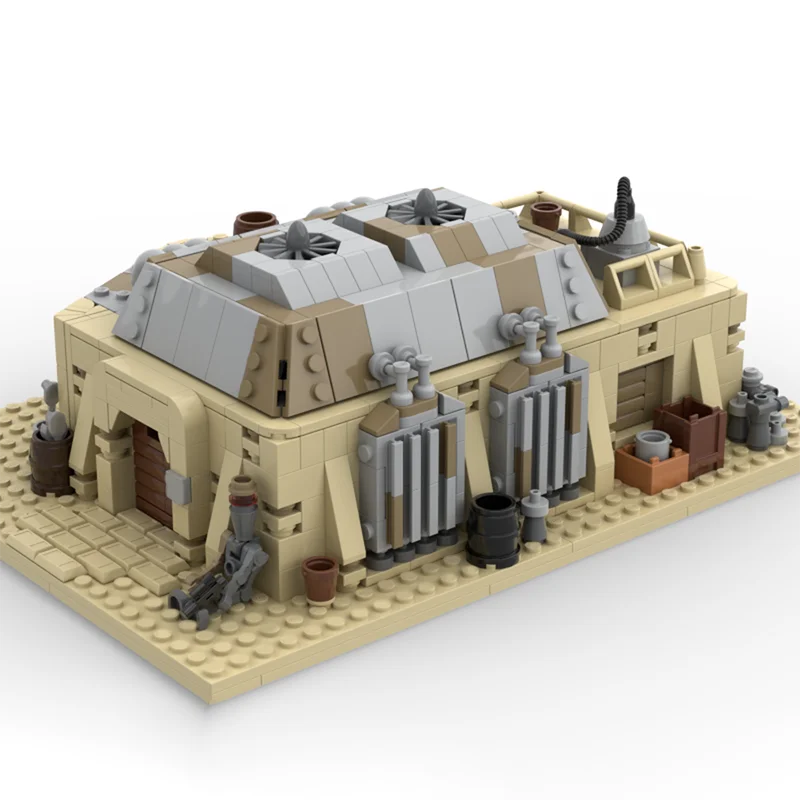 1203PCS Tatooine Modular Building Power Grid Control Room MOC Star Batter Scene Model Education Building Blocks Gift