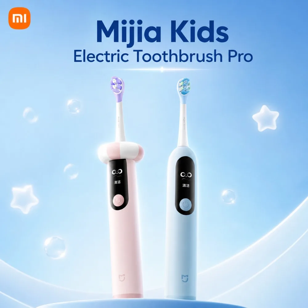 Xiaomi Children's Electric Toothbrush Pro Intelligent Reminder Mi Home APP Elastic Cushion Brush Head Intelligent Gum Protection