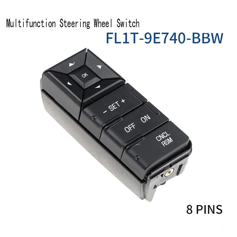 

FL1T-9E740-BBW Car Multifunction Steering Wheel Cruise Control Switch Volume Button For Ford Expedition 2017 Parts