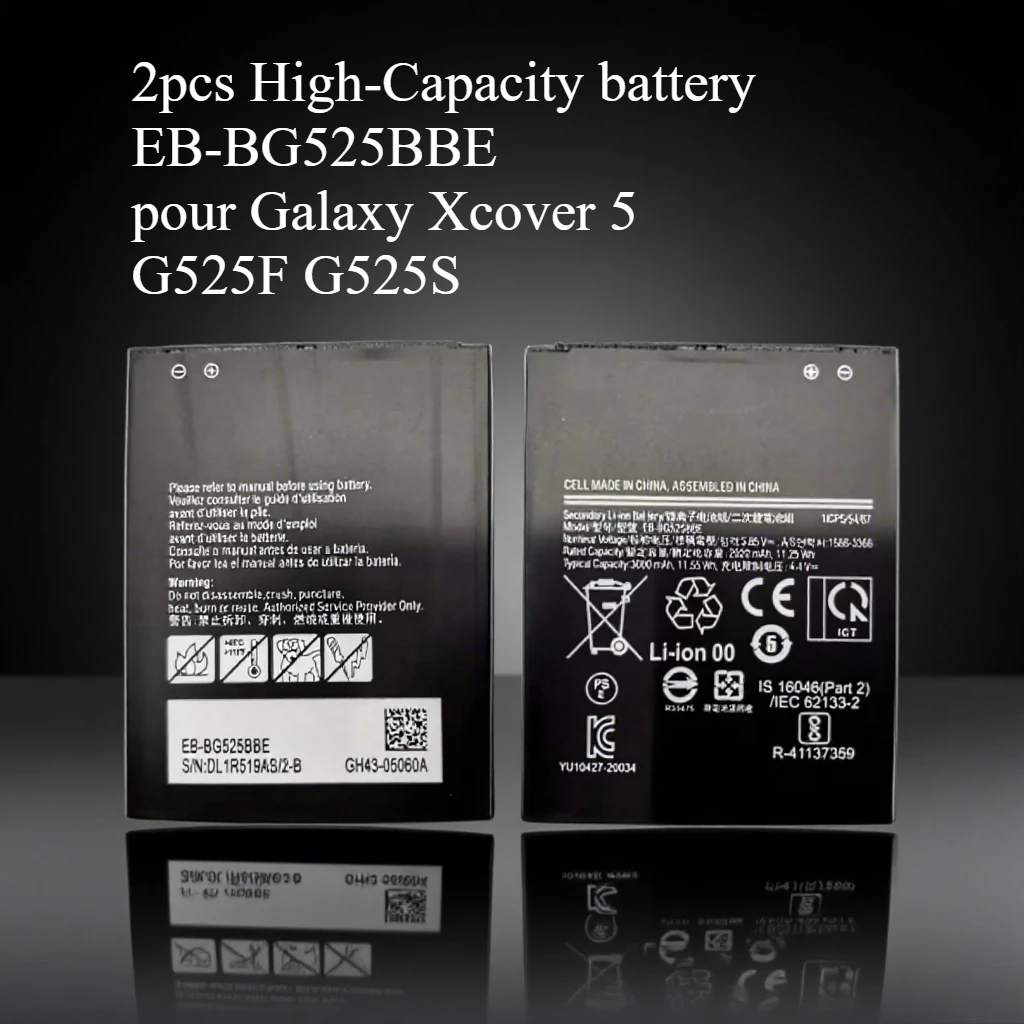 2Pcs High-Capacity …