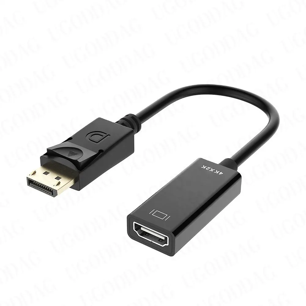 DP to HDMI-compatible HD Transfer Cable DisplayPort Small Shell DP to HDMI-compatible Video Transfer Cable 4K 60Hz