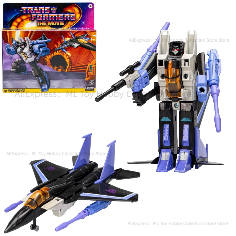 متوفر في المخزون ألعاب مشوهة ريترو TF1986 فيلم G1 Skywarp Walmart عمل نموذج لجسم لعبة جمع هواية هدية