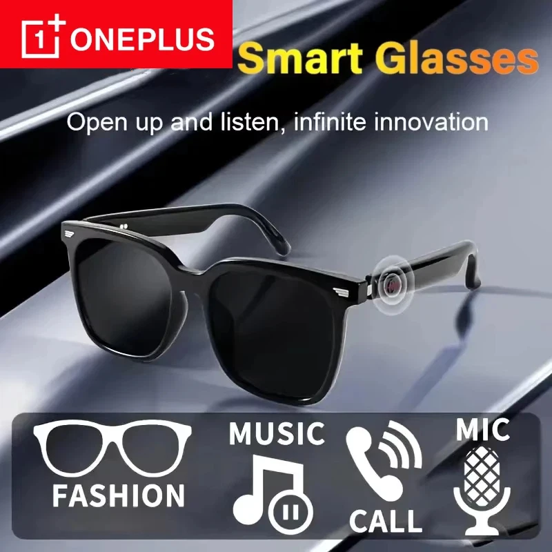 نظارات OnePlus الذكية اللاسلكية متعددة الوظائف، مشغل موسيقى الفيديو، نظارات القيادة، نظارات شمسية رياضية للرجال والنساء