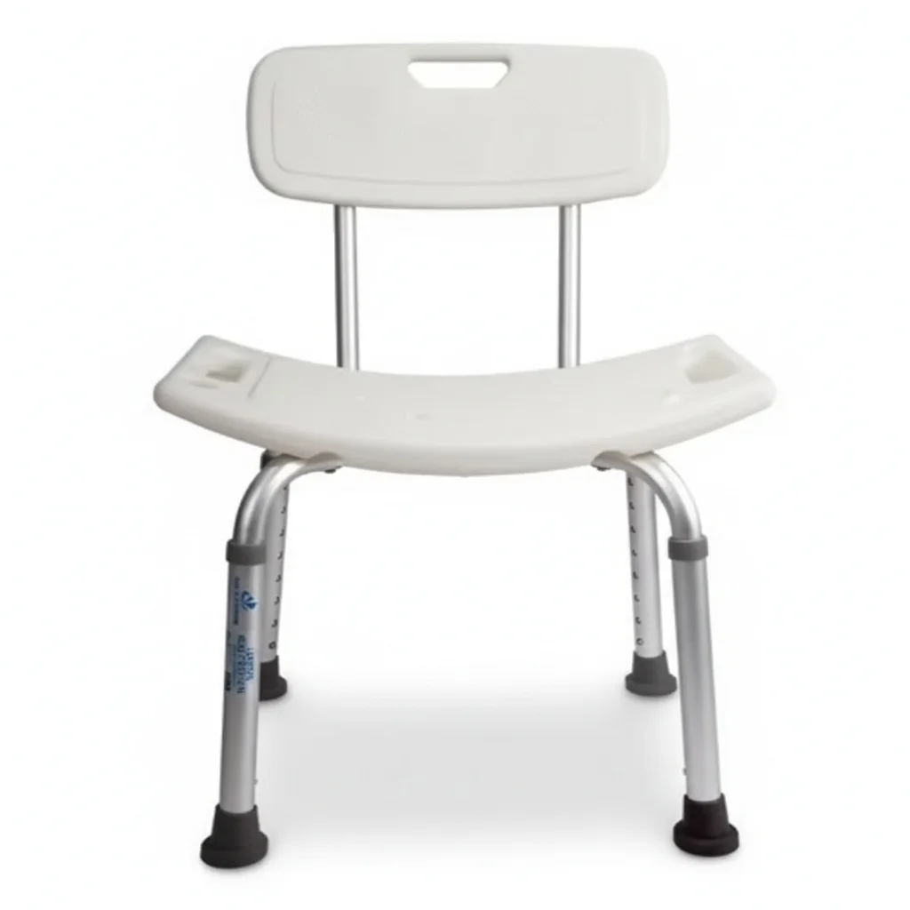 

Aluminum Bath Chair, Adjustable Shower Bench Seat, Elderly Shower Stool, Heavy Duty Removable Bath Bench, for Home Shower Use