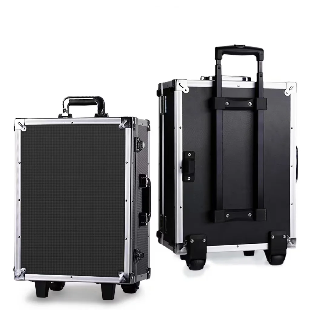 Professionele Op Maat Gemaakte Ontwerp Heavy-Duty Aluminium Box Opberg Flightcase Voor Muziek Dj Apparatuur Tv Flight Box Verzenddoos