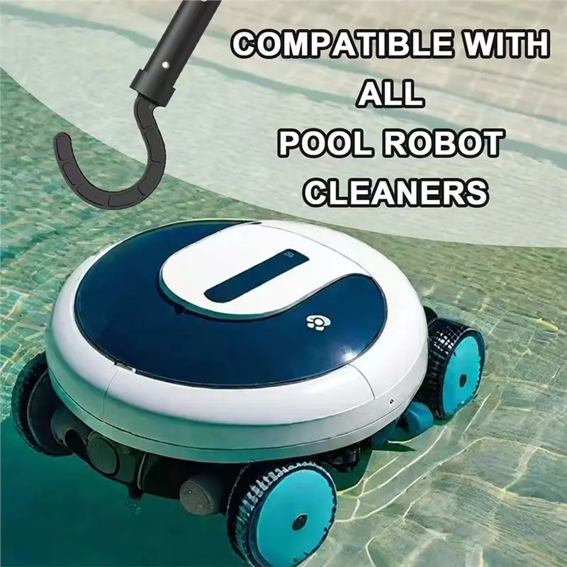 RTENTE-Accessory For All Vacuum Robots Compatible, 4Pcs Robotic Pool Cleaner Hook Keychain, Fits Telescopic Poles