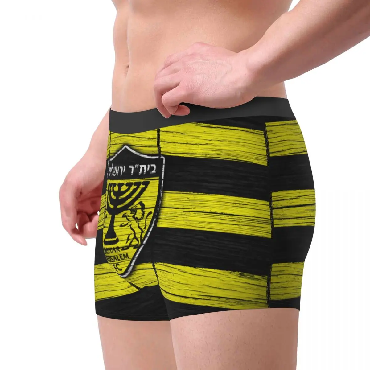 Men's Half FC Beitar Jerusalem ISR IL Boxer Shorts Panties Soft Underwear Team Club Male Sexy Plus Size Underpants