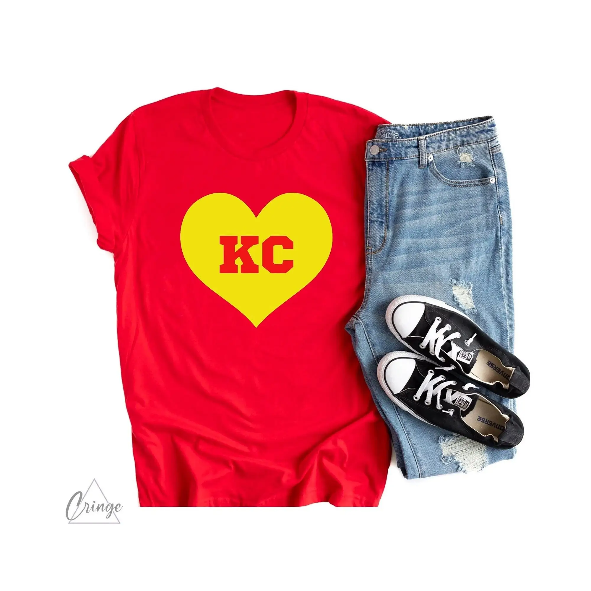 Camiseta unisex KC Heart