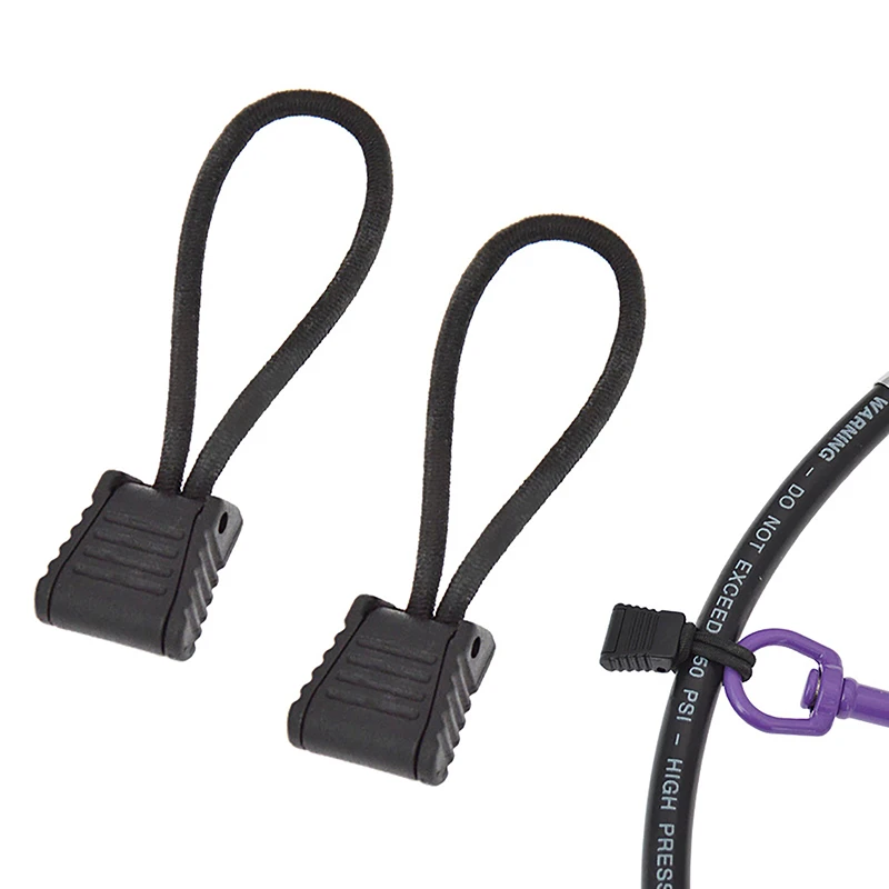 New 2Pc Diving Diver Hose Clip Retainer Holder Elastic Rope Fixing Bungee Rope Shock Cord Tie Down Strap Replacement Accessory