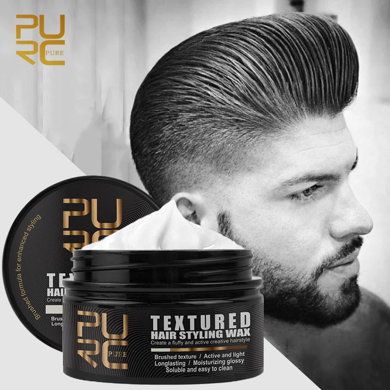 

PURC Brushed Hair Wax DIY Styling Treatment Men's Hair Edge Control Beeswax Pomade Professional Barbershop Tools 50ml