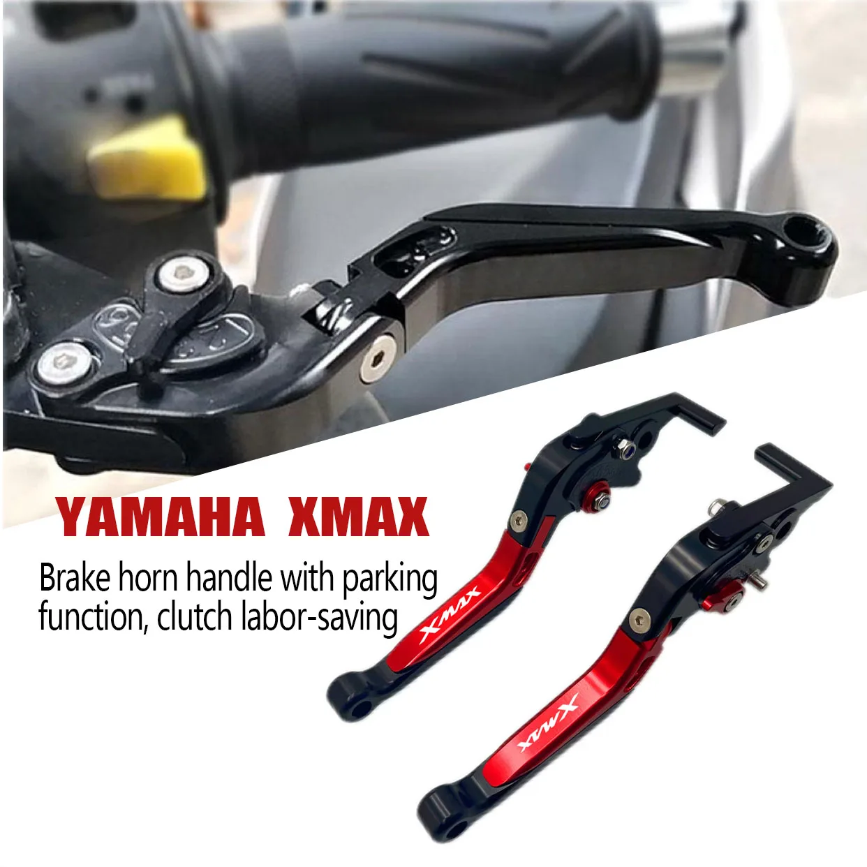 

For YAMAHA XMAX250 300 400 2023 2024Motorcycle Parts Brake lever Clutch Brake lever lever Six-gear control with parking function