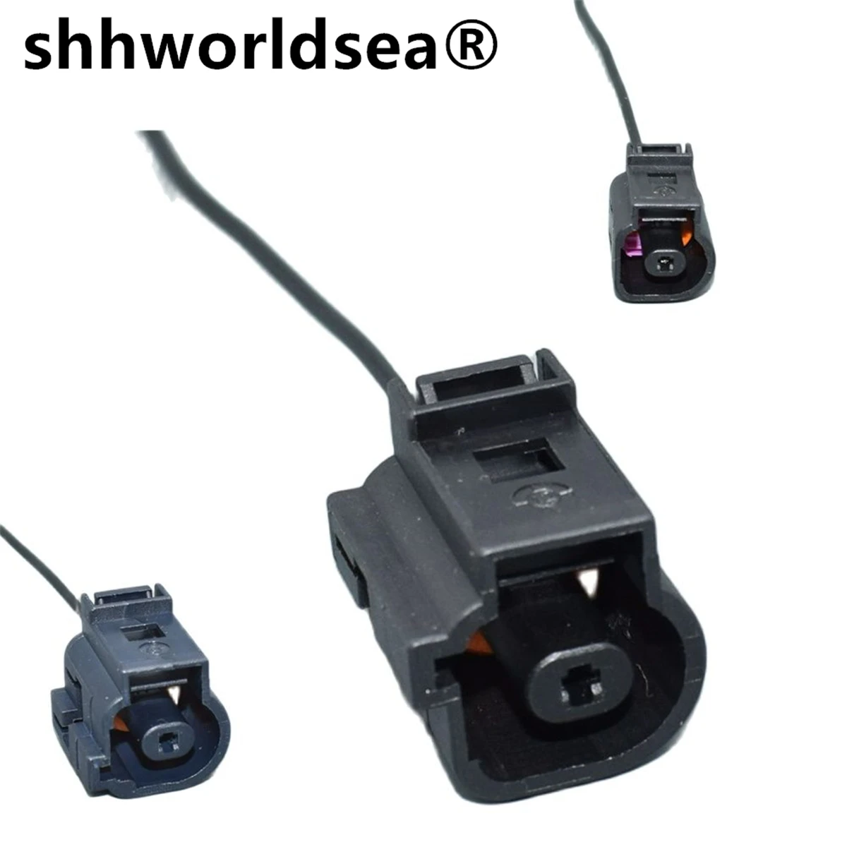 shhworldsea 1 Pin female Oil Pressure Sensor Connector Plug Horn Socket For Jetta Golf GTI Passat 1J0937081 1J0973701 1J0973701A