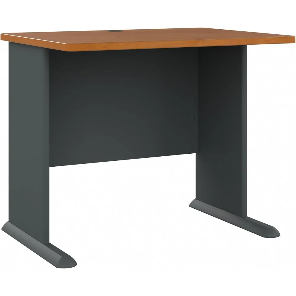 

Series A 36W Desk in Natural Cherry and Slate