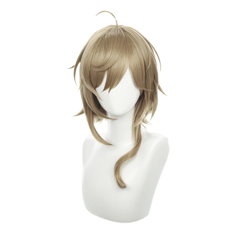 Nijisanji Kanae Cosplay Wig Nijisanji VTuber Cosplay Linen Short Wig Synthetic Heat Resistant Hair Halloween Women Costumes Wigs