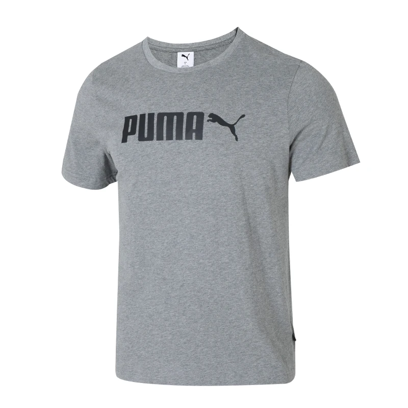 

Футболка с логотипом Puma Ess No 2, мужские топы с короткими рукавами для бега и велоспорта, повседневная спортивная одежда для фитнеса, баскетбола 691338-03