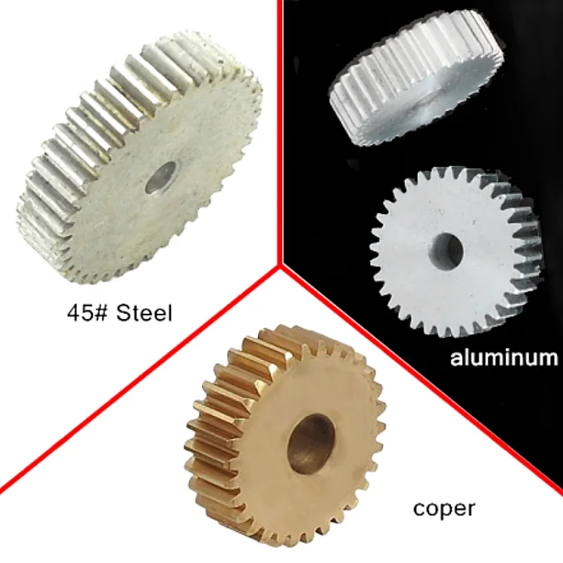 

1 piece Copper flat gear 0.5M 70T 71T 72T 73T 74T metal small modulus gear 3/4/5/6mm hole diameter