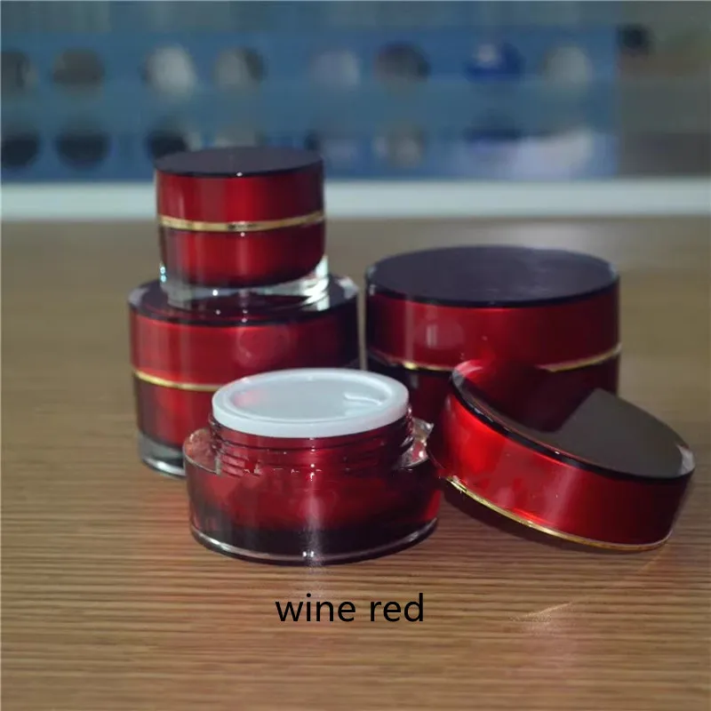 10/25PCS 10/15/ 30g/50g Empty Cosmetic Packaging Acrylic Face Cream Eye Cream Jar Sample Bottle Cosmetic Container