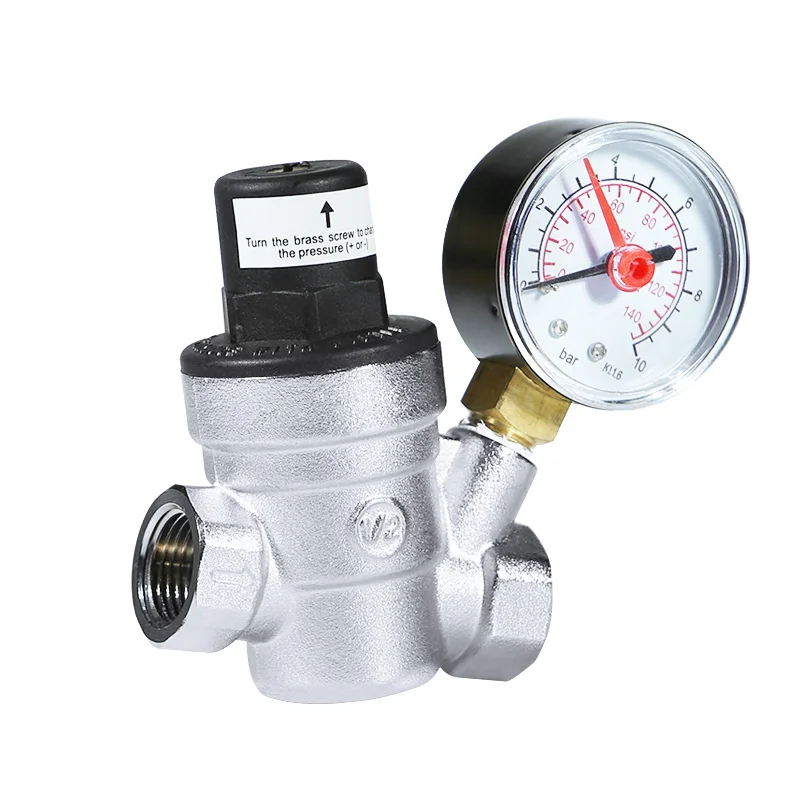 Factory Price Hydraulic Control Pressure Reducing & Relief Valve Chrome-Plated Brass Water Valve