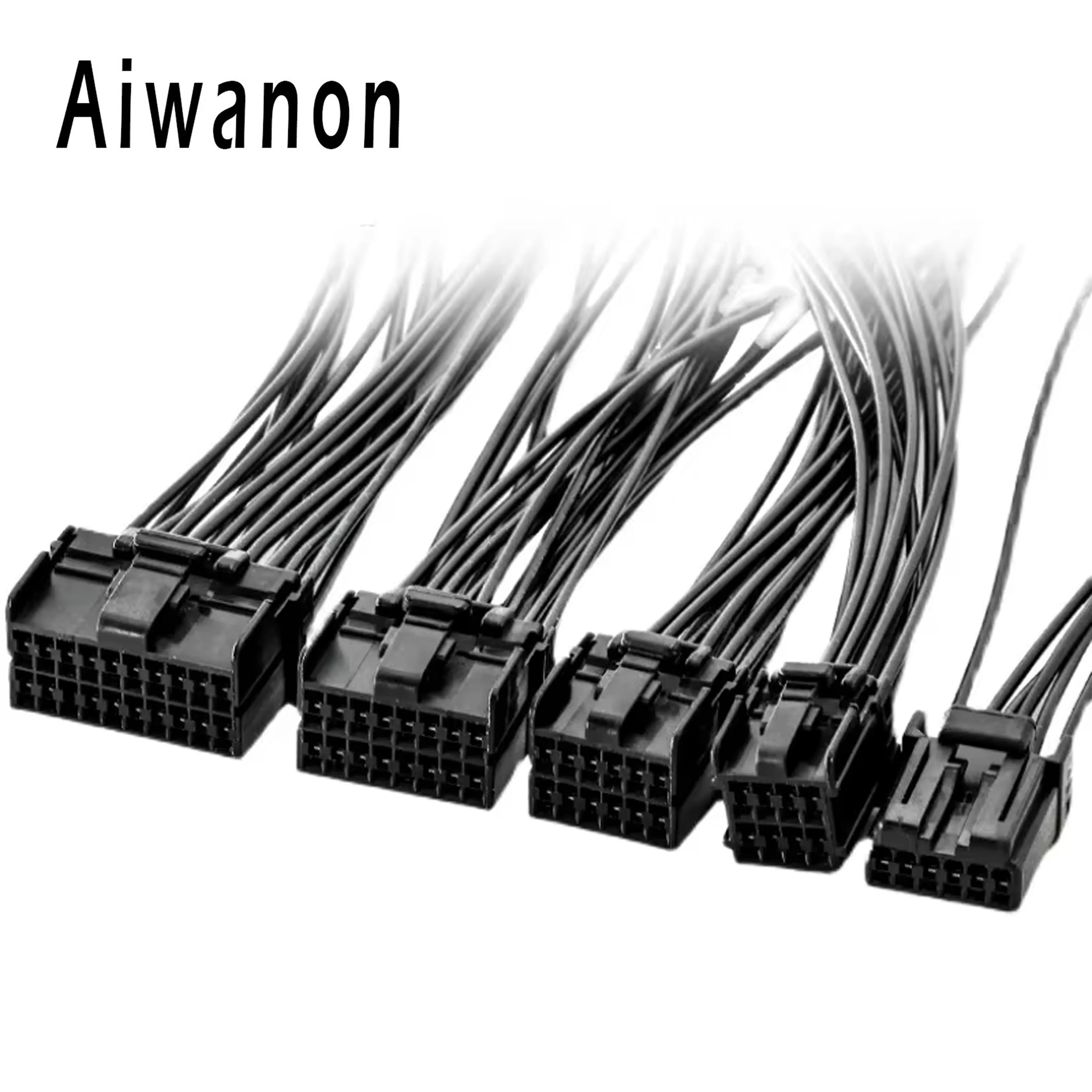 1 Set 6 8 12 16 20 Pin Car Window Lifter Electrical Cable Connectors Waterproof Female Wire Harness Plug 174047-2/174045-2