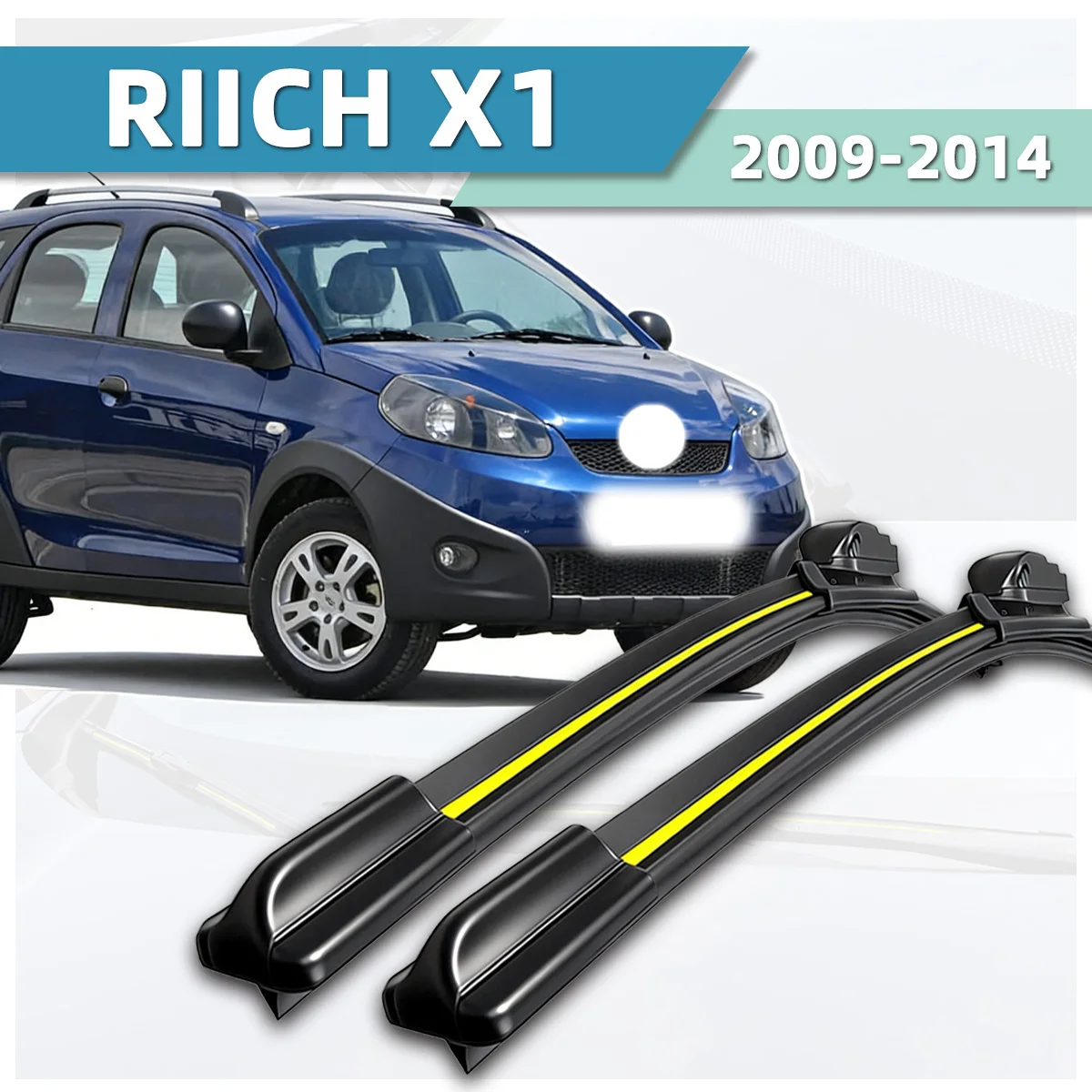 

Щетка стеклоочистителя для Chery Chirey RIICH X1 (2009-2014) из натурального каучука, бескаркасная, бесшумная, для лобового стекла, автозапчасть