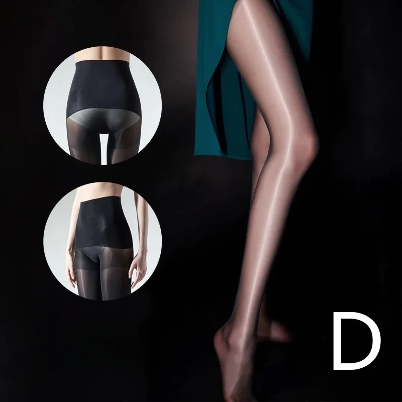 NEWJOINFUN 8D Oil Reflective Pantyhose for Woman Thigh High Girls Night Club Party Flash Glossy Shining Sexy Stockings Tights