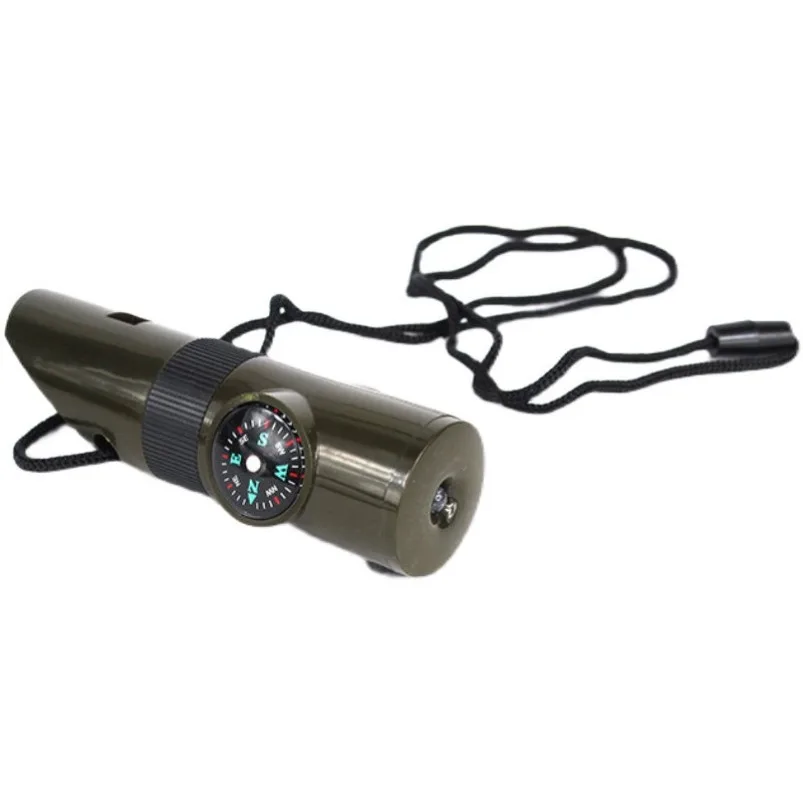 Wilderness Whistler 7in1Multi-Tool : SOS Survival Beacon Outdoor Carry-on EDC