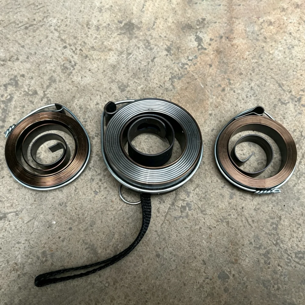 1/2Pcs 0.16mm-0.3mm Thickness 250mm-4600mm Length Spiral Flat Wire Coil Torsion Spring Constant Force Extension Springs