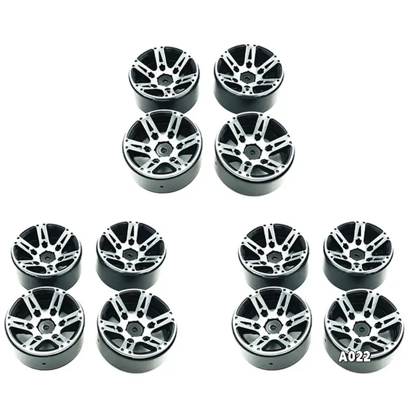 

12Pcs Rc Rock Crawler Wheel Rim 1.9 Inch Beadlock For 1/10 Axial Scx10 90046 Tamiya Cc01 D90 D110 Tf2 Traxxas Trx-4