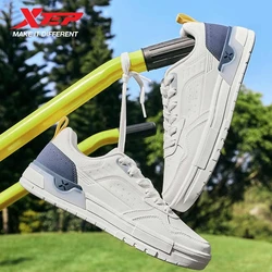 Xtep Low Top Skateboarding Shoes for Men 2025 Summer Breathable Lightweight Fashion All-match Street Style Sneakers 875219310005