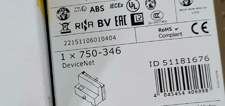 1 piece 750-346 FC DeviceNet module 750-346 new