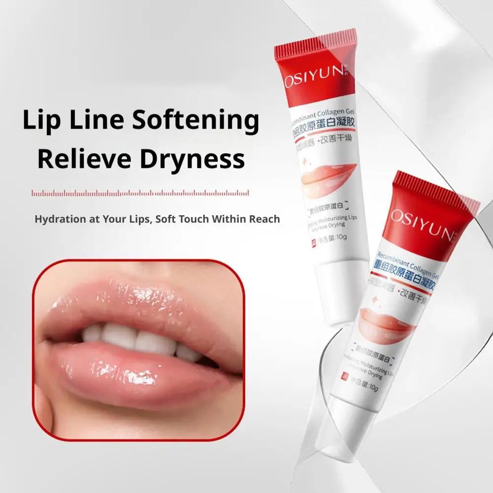 Rejuvenating Lip Serum Hydrating Lip Balm with Collagen Plumping Moisturizer,Gentle Exfoliating & Smoothing Lip Moisturizer Gel