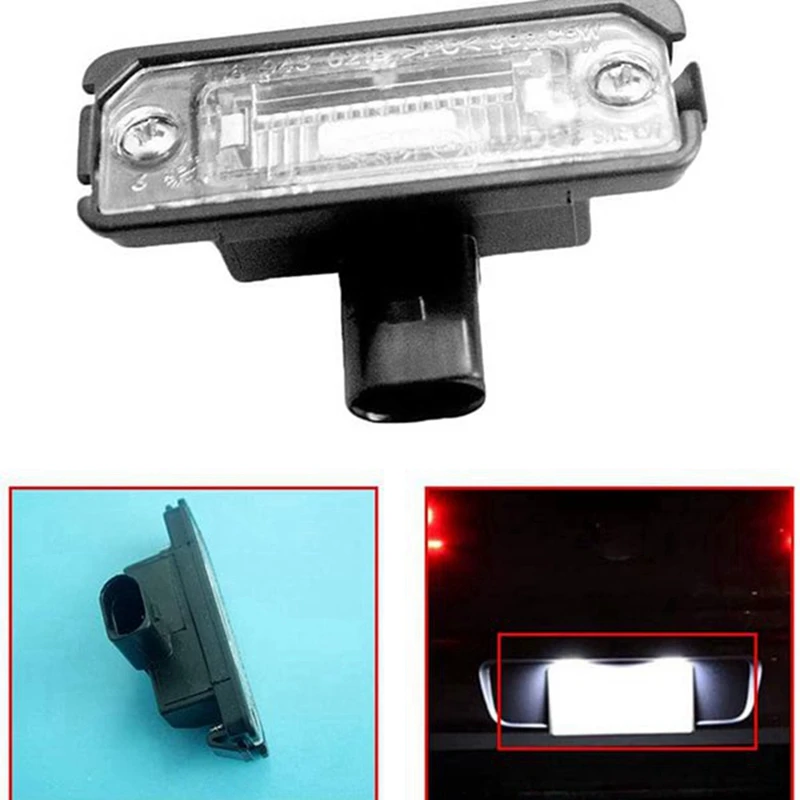 2X License Plate Light Lamp 1J6943021B For Beetle 2006 2010 GOLF MK4 1998 2000 2004 Lupo Phaeton