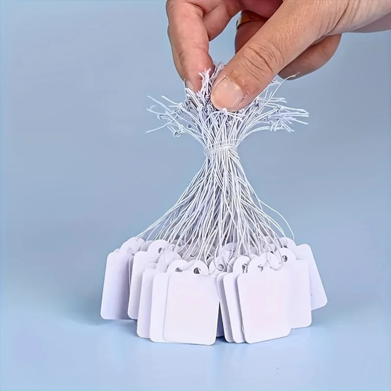 200pcs Price Tags, Easy to Write, Blank Price Stickers Versatile Products, Wedding Party Paper Labels Gift Tags, Mini Objects
