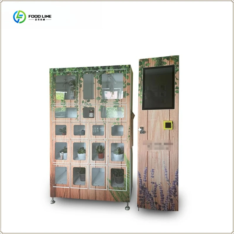 No One Self Service Combo Snack Drinks Vending Machine LCD Display 22-inch Touch Screen Multiple Payment FL Customized