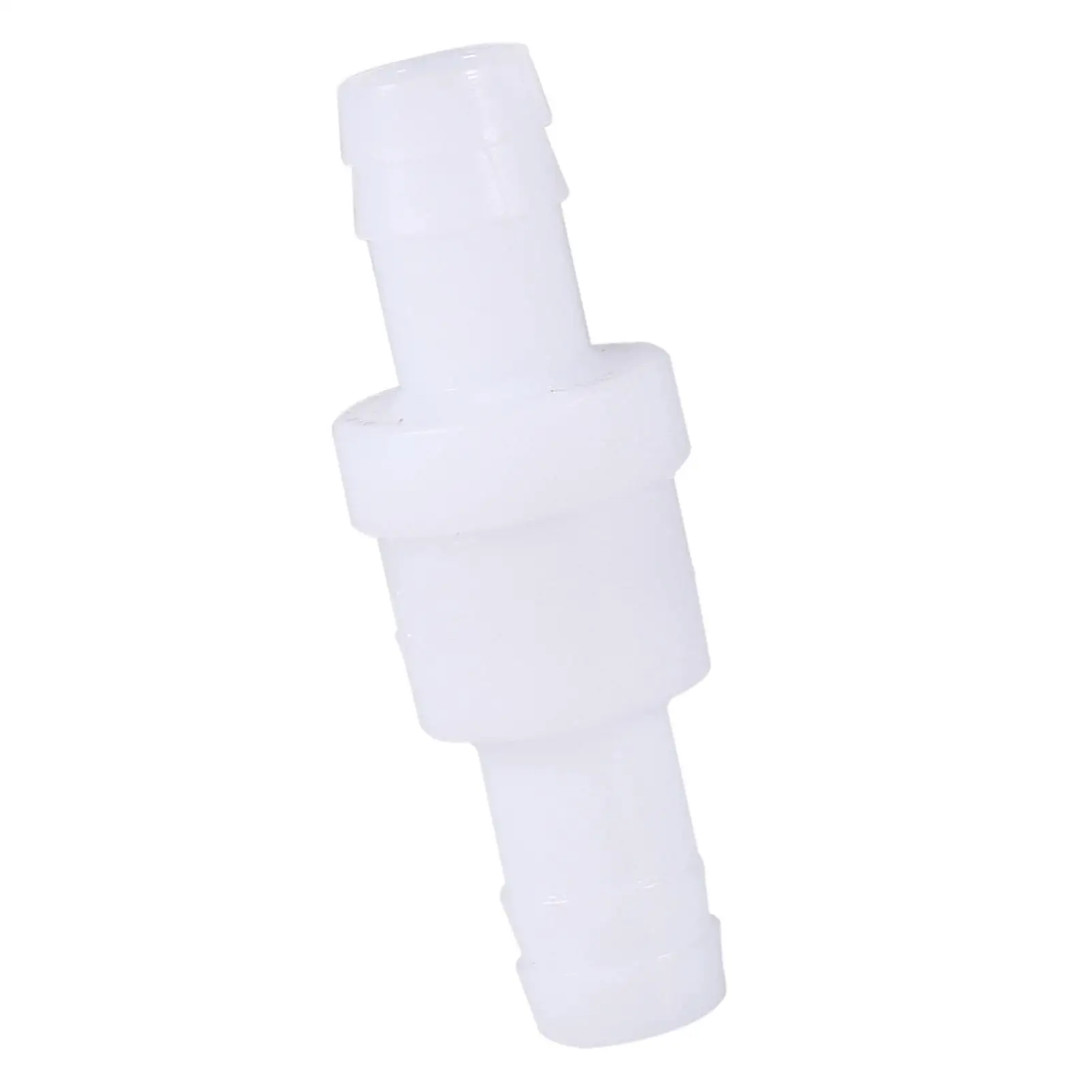 Weißes Einweg-Rückschlagventil aus Kunststoff, 4 mm, 6 mm, 8 mm, 12 mm, langlebiges Rückschlagventil für Öl, Wasser, Gas