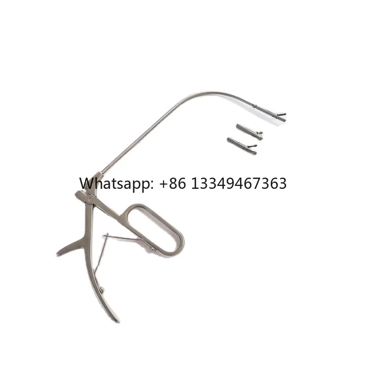 Surgical ENT Indirect Laryngeal Pustule Cutting Forceps Manual Stainless Steel Reusable High Quality CE Certified