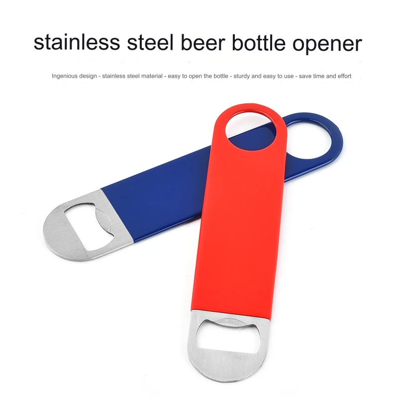 3 Pack Heavy Duty Beer Openers Solid And Durable Beer Openers Red, Black, Green, 7 Inches