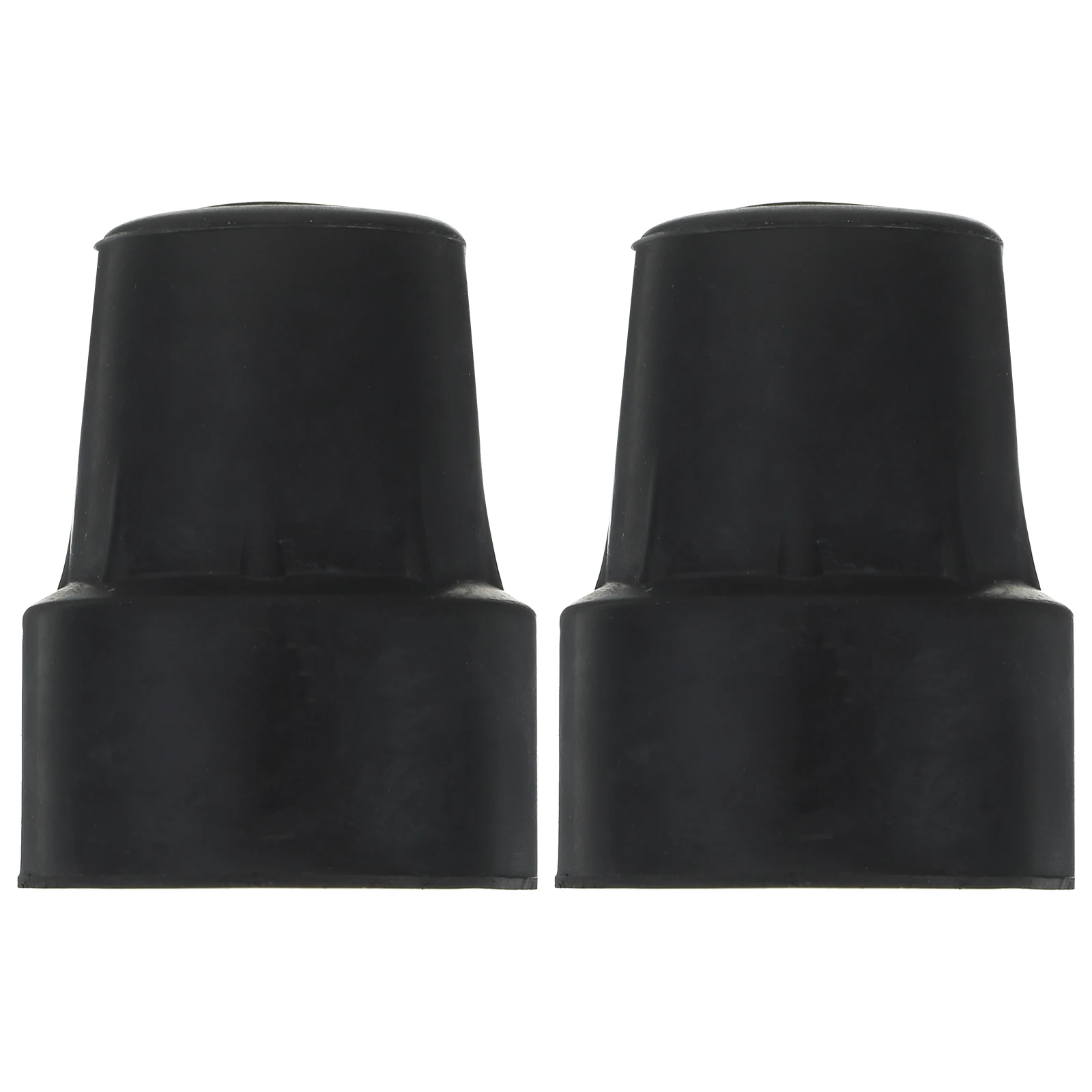 

2Pcs Walking Stick Rubber Tips Cane Foot Covers Shock Absorbing Trekking Poles Anti-Slip Rubber Cane Tips Crutch Feet Sleeves