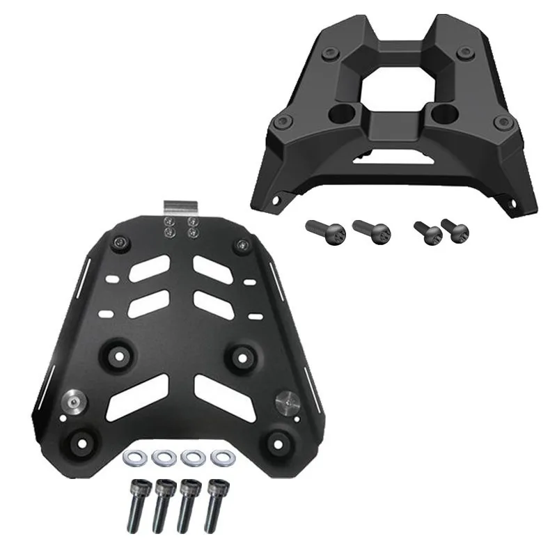New Motorcycle Rear Luggage Rack Mounting Base Plate for ZT368G Scooter Retrofit Top Case Side Panniers Support Bracket