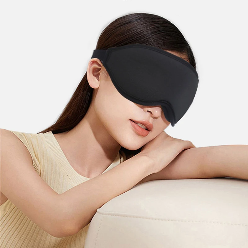 3D Sleeping Eye Mask Breathable Eyes Shade Cover for Travel Nap Zero Eye Pressure Sleep Eye Patch Blindfold 99% Light Blocking
