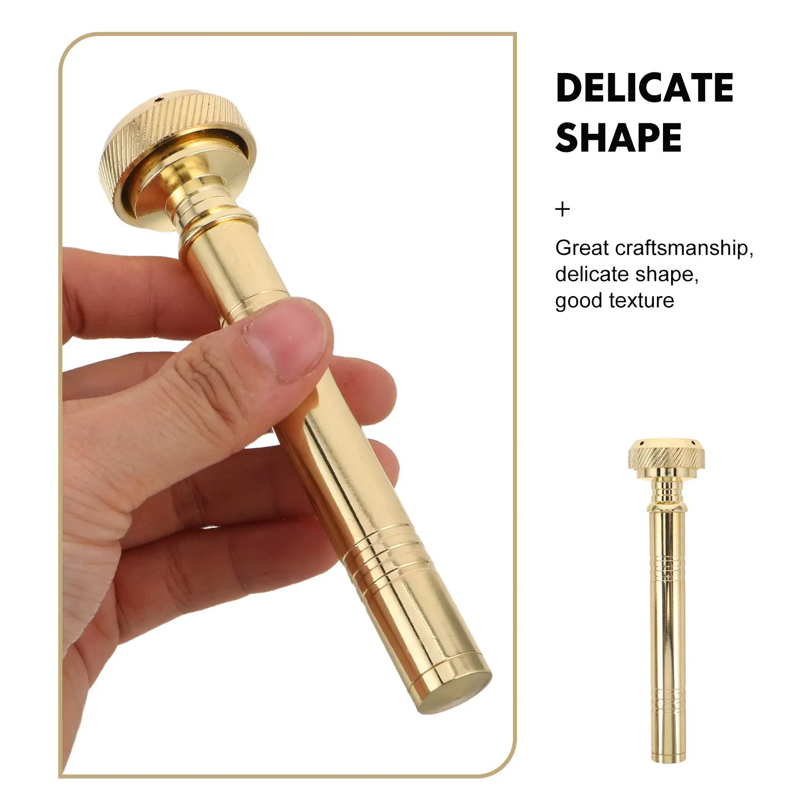 Refillable Pocket Holy Water Bottle Gold Finish Holy Water Sprinkler for Church Services Religious Gatherings Devotional Use