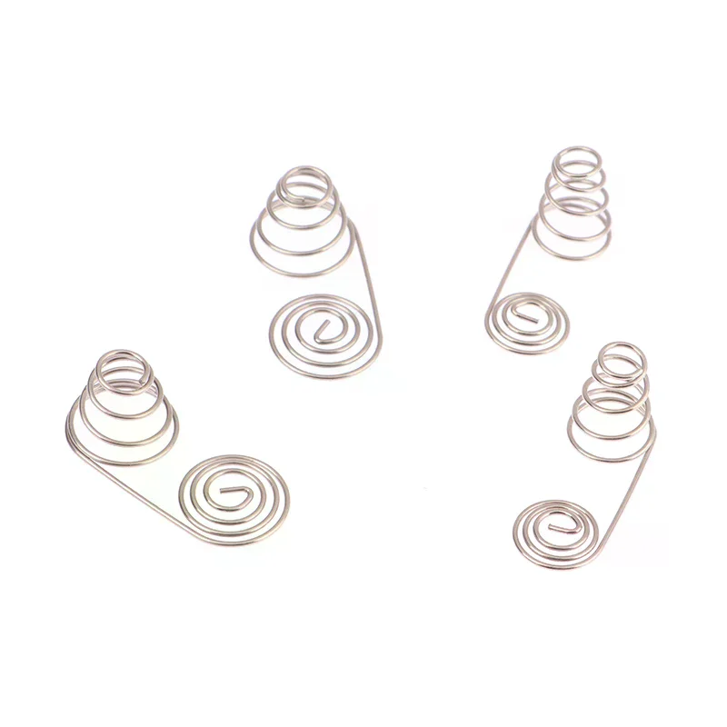 5PCS AA Battery Negative Positive Coils Spring Contact Plate Nickel Wire No Rust Conductive Fit
