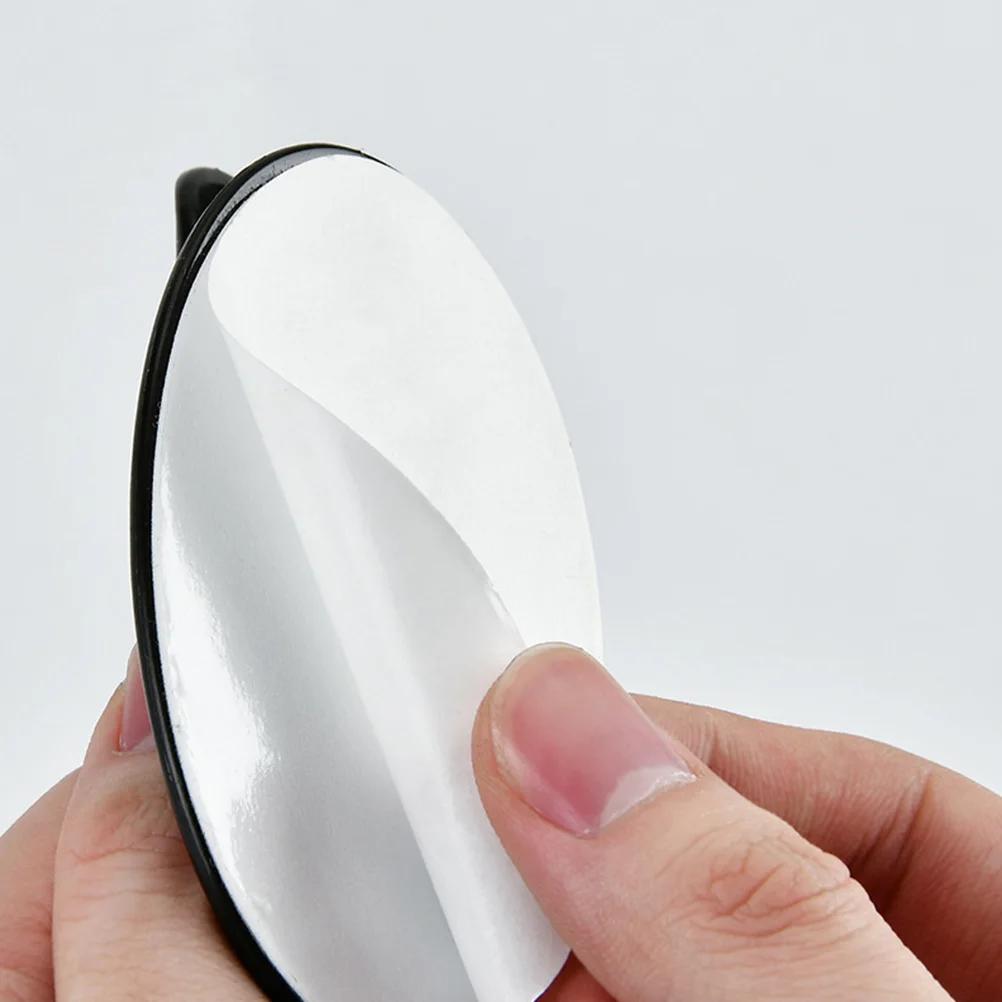 

6pcs Stick-On Handles Black White No Drill Cabinet Door Drawer Grip Adhesive Mounting Door Handle Hardware Accessory