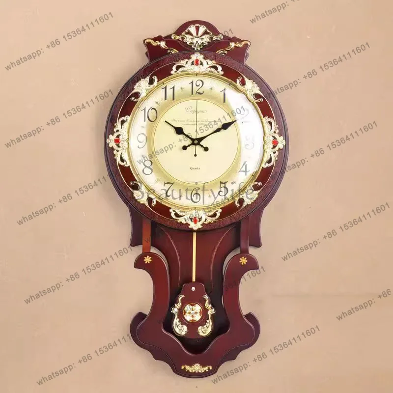 Best Sellers Luxury Alarm Wall Watch Modern Aesthetic Art Mural Chinese Style Design Wall Clocks Silent Digital Reloj De Pared H