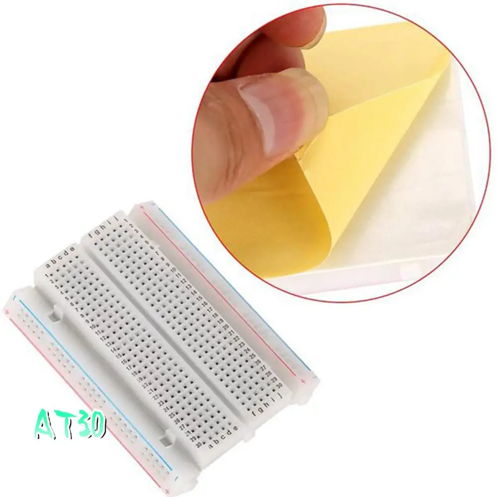 

10 Pcs PCB Test Mini Breadboard Breadboard 400 Contacts 8.5 X 5.5 Cm Test Soldering Board-AT30