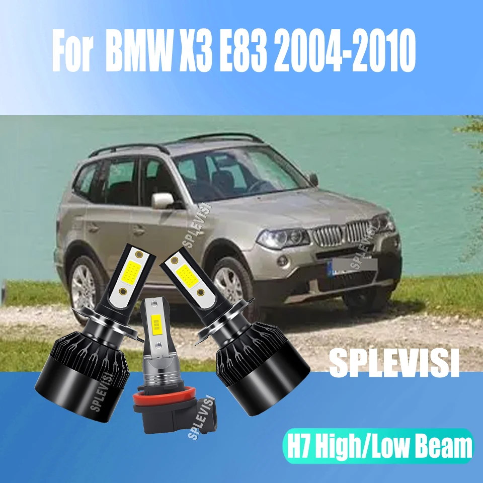

H7 477 H11 LED Headlight Fog Bulbs - The Science of Better Light For BMW X3 E83 2004 2005 2006 2007 2008 2009 2010