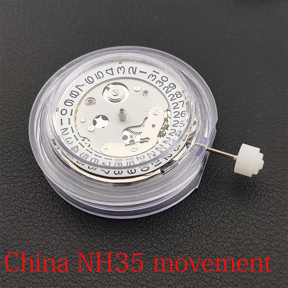 

New China NH35 Movement Can Replace The Japanese NH35 Movement Date At 3 O'clock High Accuracy Automatic Mechanical NH35A watch