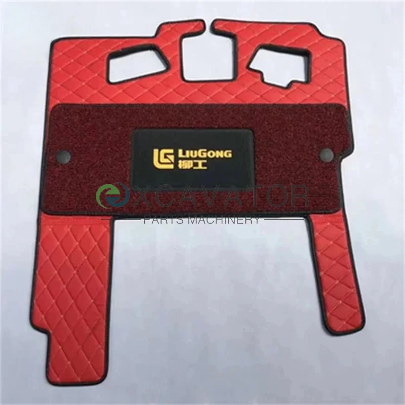 

For Liugong Cabin Foot Pad Floor Mats LG920E 9075 913E 915E 922E 926E Cabin Carpet Excavator Floor Mats