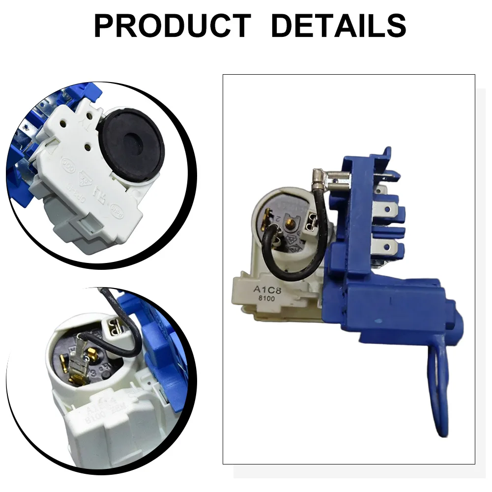 Refrigerator Compressor Starter 8100ZEM Plastic For Ptc Protector For Haier Easy Installation Replacement Part